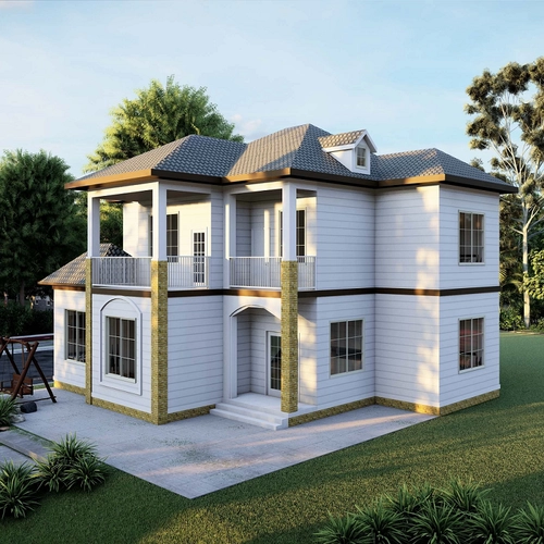 Chine Villas Luxury Fournisseur | Solution de bâtiments en acier préfabrique Chine fabricant
