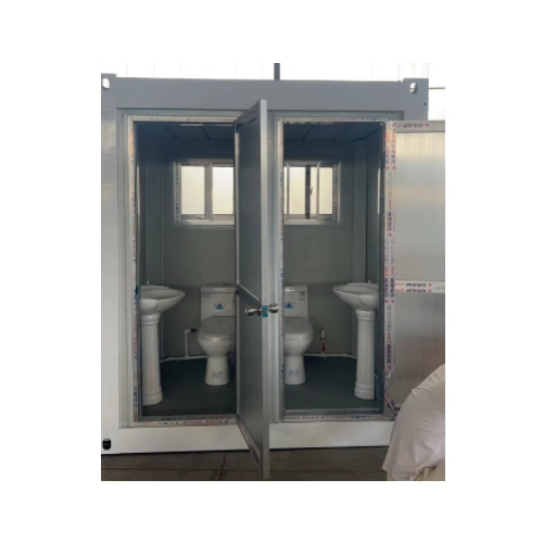 Tsina Low Cost Mobile Flushing Prefab Toilet para sa Construction Site Manufacturer