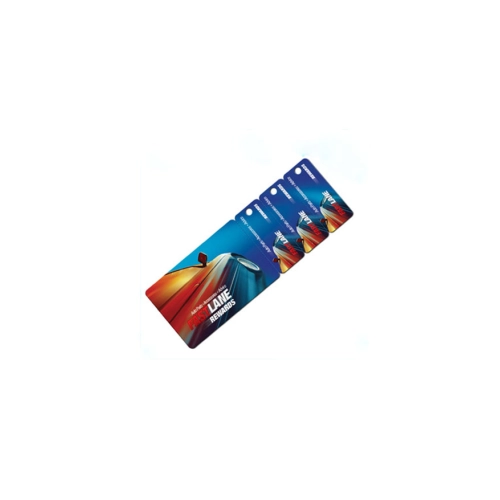 CR80 carte plastifiée avec breloque 3Up