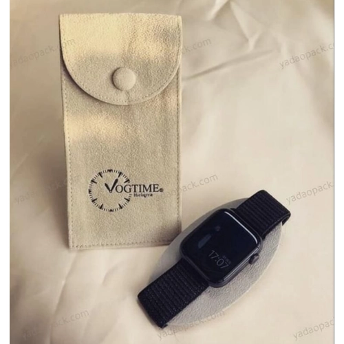 China Custom Logo Luxury watch pouch with pad manufacturer