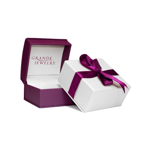 contenitore di monili di plastica di promozione di buona qualità / confezione di monili casella personalizzata logo Scatole di cartone regalo con il nastro