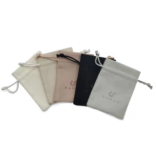 Yadao jóias bolsa microfiber colar bolsa personalizada logotipo jóias saco