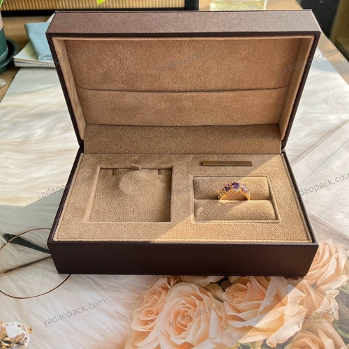 wooden jewelry packaging case wooden box multi-functional packaging box jewelry case