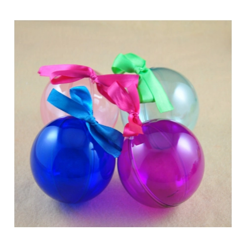 Colorful Promotional Christmas Openable Hanging Ball