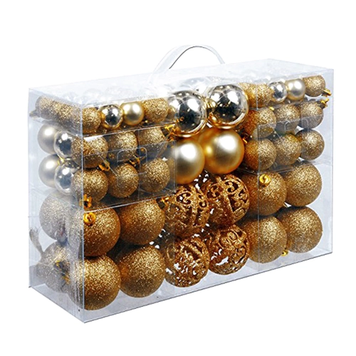 Promitional Plastic Xmas Decorative Ball Set