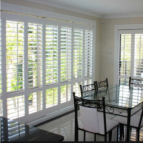 Hochwertige PVC-Fauxwood Shutter, leichte PVC-Lamellen Hersteller China
