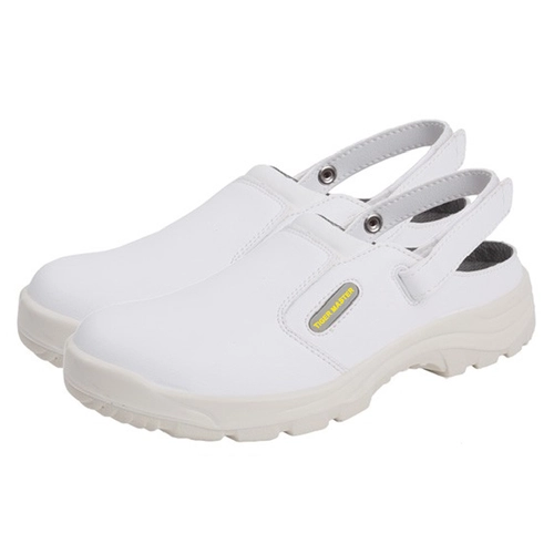 الصين DTA004 microfiber leather white kitchen chef safety shoes الصانع