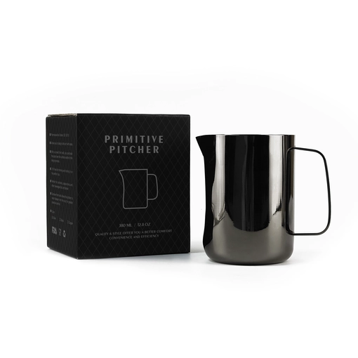 China Premium RVS Melkkan Zwart Zilver Bruin Koffie Melkkan Schuimkan