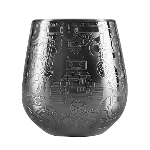 Cina produttore di bicchieri da vino in stile steampunk in acciaio inossidabile, fabbrica di bicchieri da vino in acciaio inossidabile a forma di uovo in Cina