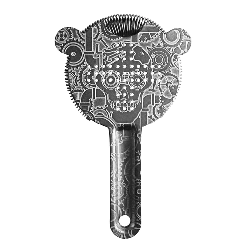 china steampunk style stainless steel cocktail strainer manufacturer