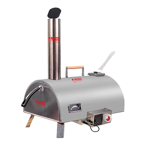 Horno al aire libre giratorio automático del fabricante de pizza para las pizzas cocidas al horno de piedra auténticas