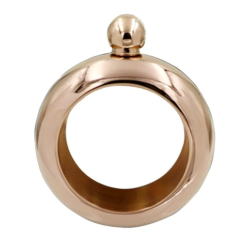 3oz 90ml Stainless Whisky Vodka Hip Flask Bangle Bracelet Hip Flask Rose Golden,New Flask Bracelet Silver Bangle