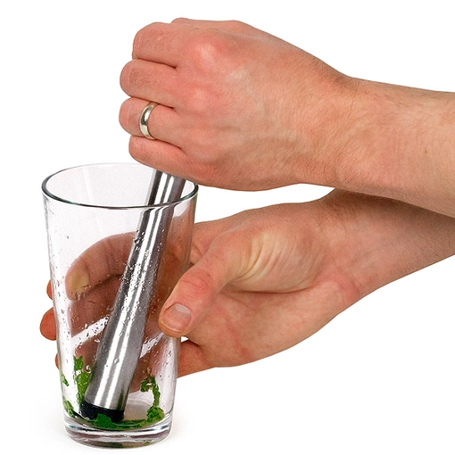 Cocktail Muddler China, Muddler in acciaio inox a base piatta