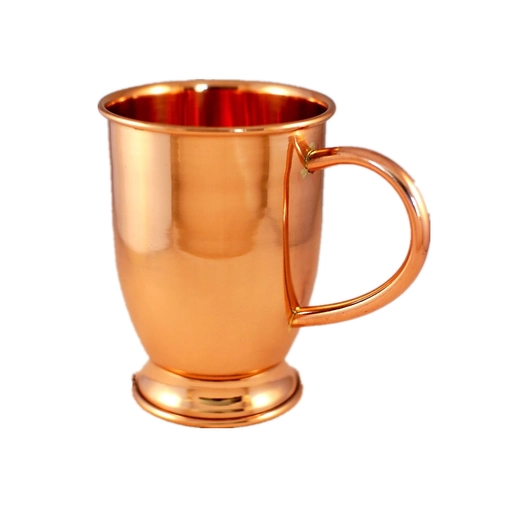 Copper plated Stainless Steel Moscow Mule Mug with Base