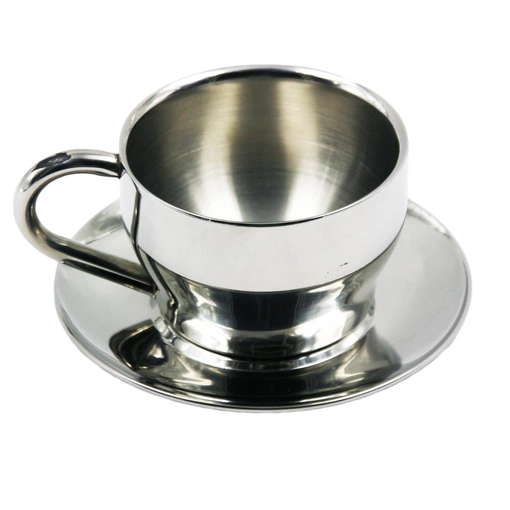 Doppio strato di acciaio inossidabile Attrezzatura Caffè Set Fashion Tea Cup EB-C32