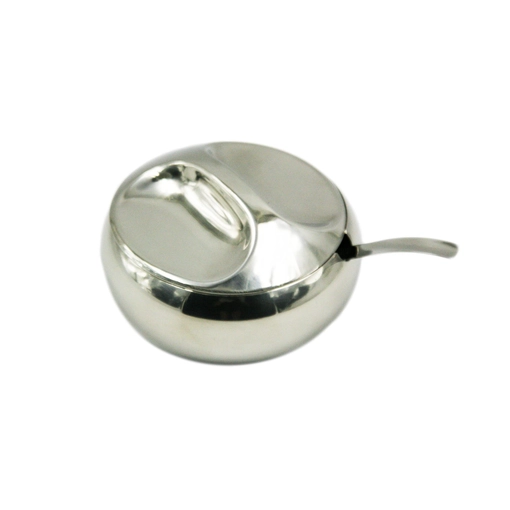 Elegant design Stainless steel sauce pot sauce box sugar tin EB-SC001