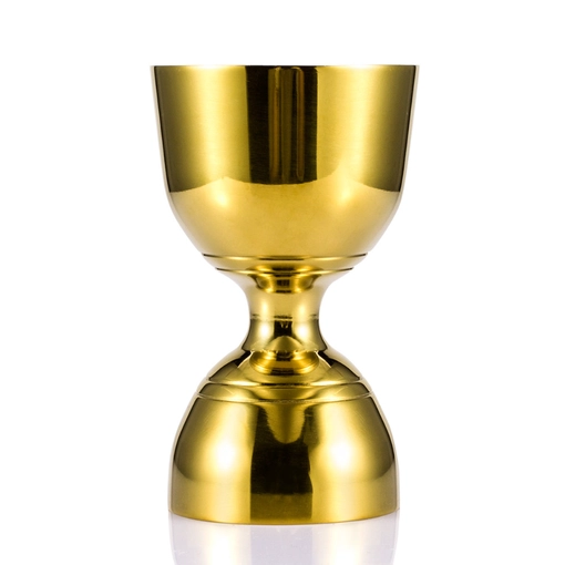 Jigger dell'acciaio inossidabile dell'oro di stile giapponese di alta qualità, tazza di misurazione della barra di Jigger dell'acciaio inossidabile