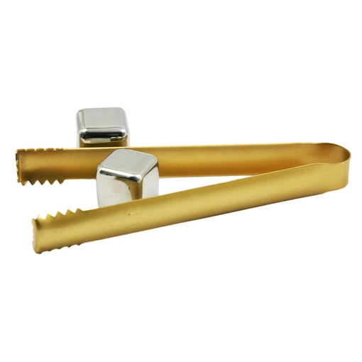 High-end Stainless steel  golden Ice tong EB-BT62