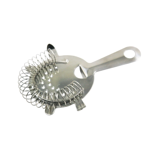 Polished  Stainless Steel Four Prong Hawthorn Strainer Cocktail Strainer EB-BT56