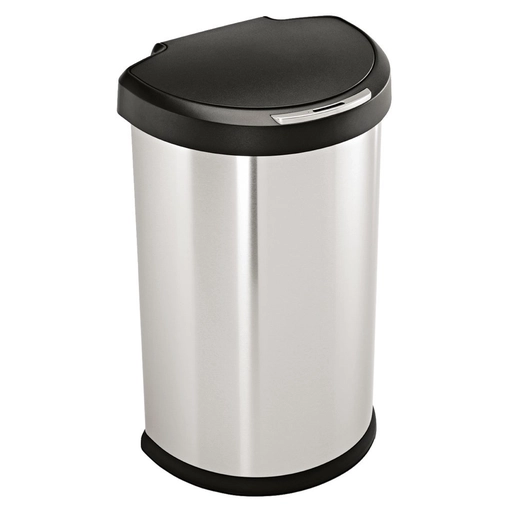 Retangular Sensor Can, Trash Automatic Touch-livre pode, aço inoxidável lixeira EB-P0074