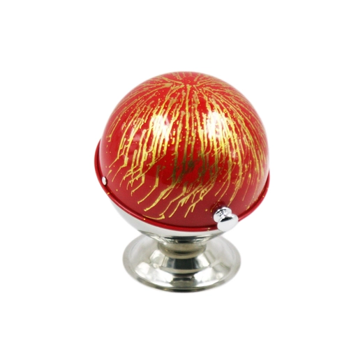Red metal stainless steel sugar bowl sugar pot sugar tin EB-SC002