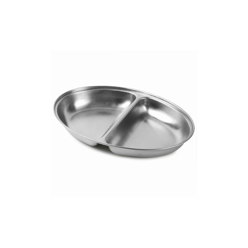Stainless Steel 2 Divisie groenteschotel