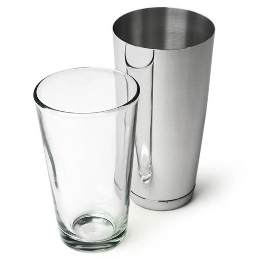Ανοξείδωτο χάλυβα Boston Cocktail Shaker Can και Glass ανάμειξη