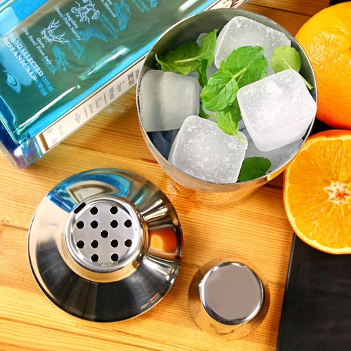 Conjunto de Cocktail de Aço Inoxidável China, Conjunto de Abanador de Cocktail de Inox de Boston
