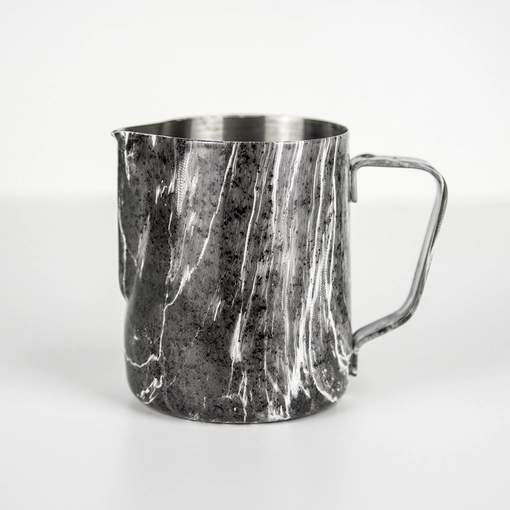Rvs Marmer graan melk creamer opschuimen werper Cup