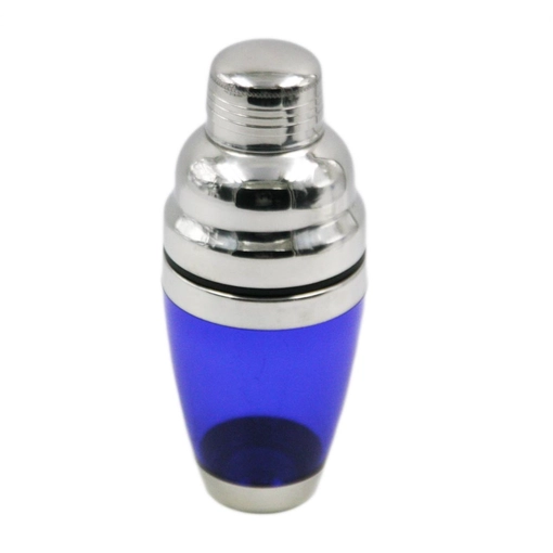 Ανοξείδωτο χάλυβα Cocktail Shaker Μπλε πλαστικό Shaker EB-B60