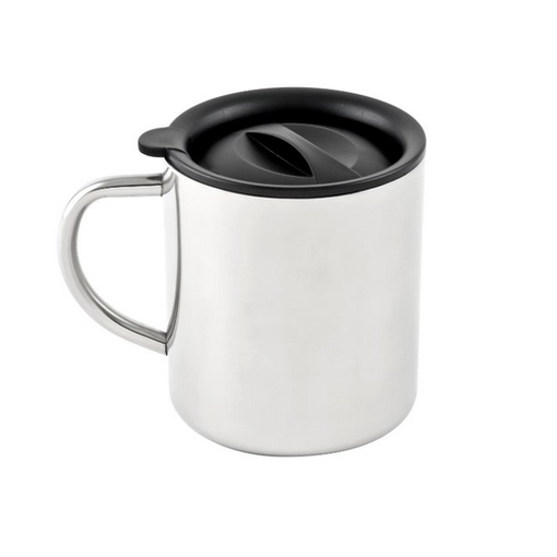 Stainless steel Double-Wall Mug with Lid