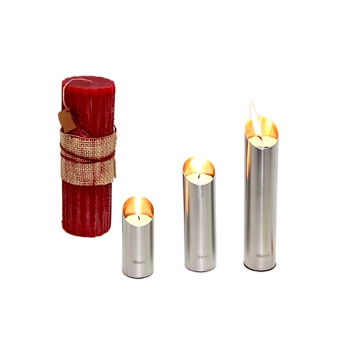 Edelstahl Runde Teelichthalter-Sets EB-CH06