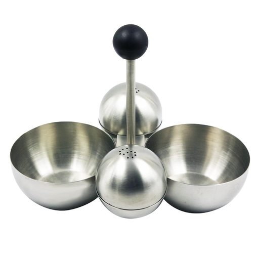 Edelstahl Salz-und Pfefferstreuer-Set Gewürz Caddy EB-SP53