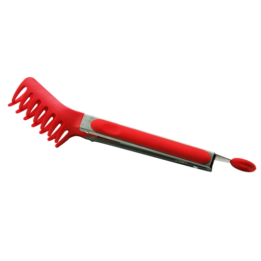 Edelstahl Silikon Spaghetti und Wurst Servierzangen EB-KA68