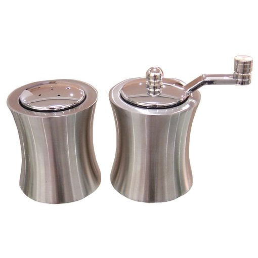 Талия барабанного типа из нержавеющей стали Соль и перец мельница Grinder Set
