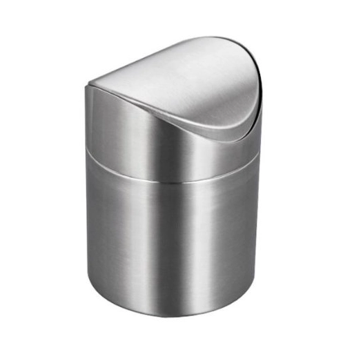 aço inoxidável lixo bin mini-lixeira da área de trabalho de lixo bin EB-P0063