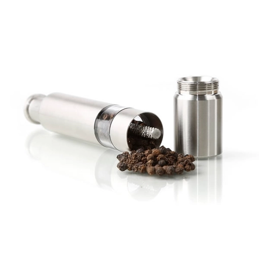 stainless steel salt and pepper grinder