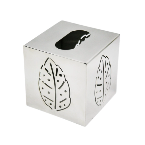 stainless steel tissue tin box with mirror polished tissue paper box tissue box EB-TH40