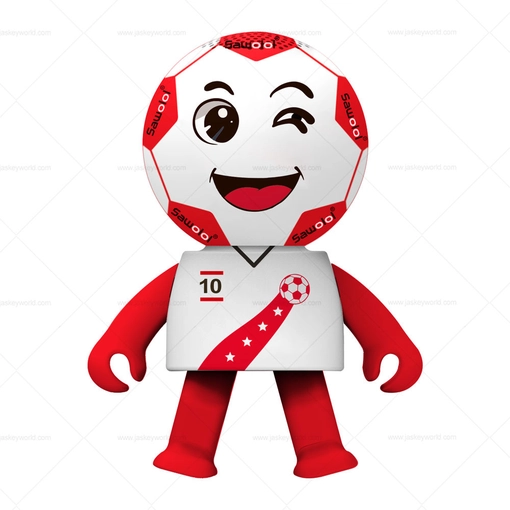 Orador de fútbol bailando