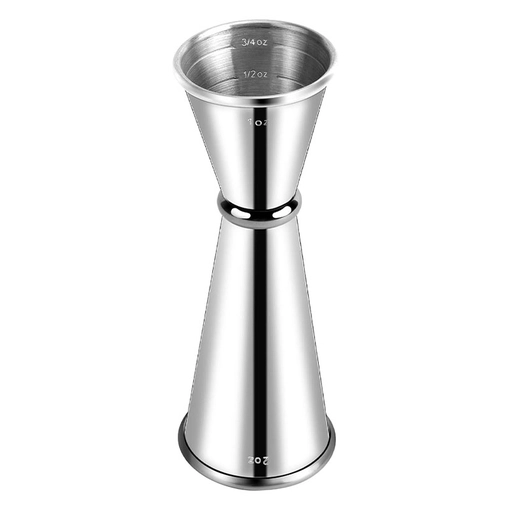 Jigger en acier inoxydable de 1 oz/2 oz