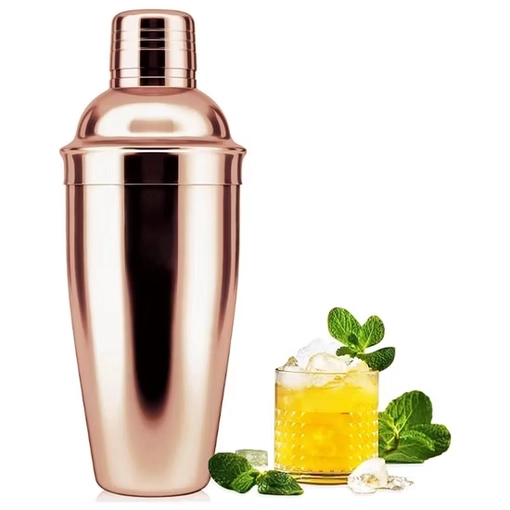 Electroplated Stainless Steel Cobbler Shaker