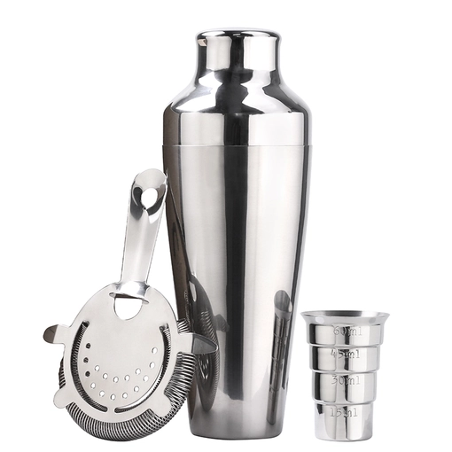 Stainless Steel Parisian Cocktail Shaker Set