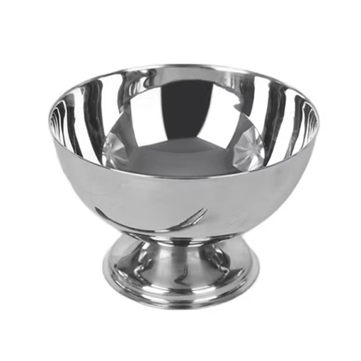 Footed Stainless Steel Sundae Cup