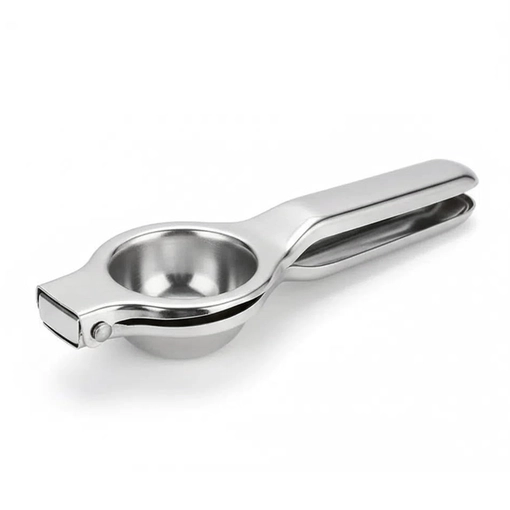 Compact Stainless Steel Lemon Squeezer – All-Metal Handheld Citrus Press