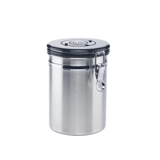Airtight Stainless Steel Coffee Canister with Locking Lid