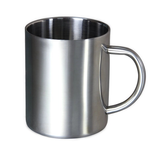 Tasse à café à double paroi en acier inoxydable