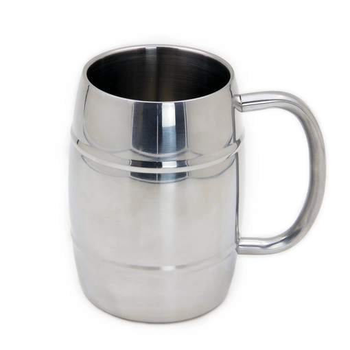 En acier inoxydable tasse avec finition miroir