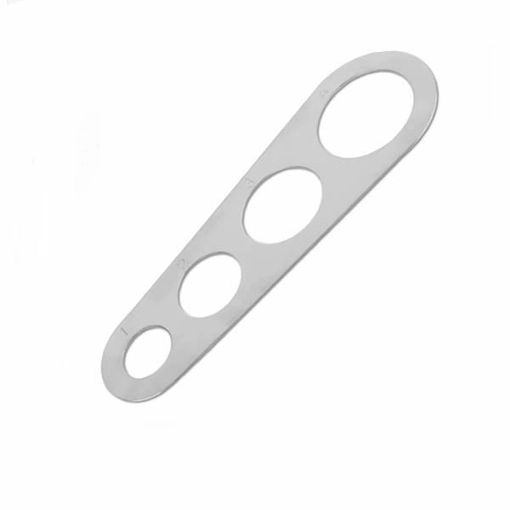 Stainless Steel Spaghetti Mesureur avec la partie 4 Servir contrôle Pasta règle EB-KA66