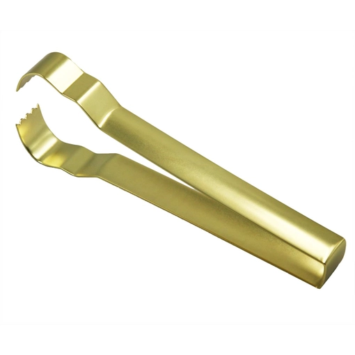 Acero inoxidable pinzas de hielo de oro EB-BT74