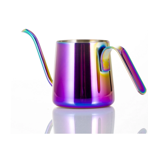 Rainbow Stainless Steel Gooseneck Kettle